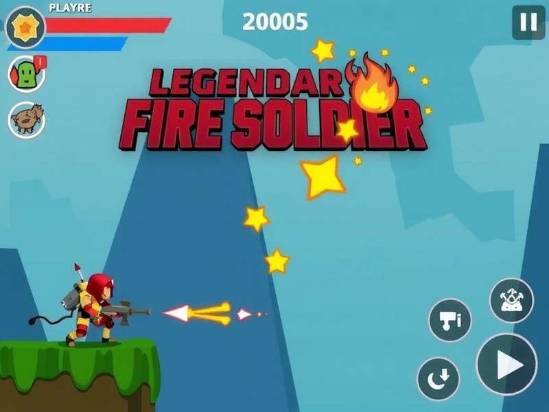 Legendary Fire Soldier Gameplay Screenshot